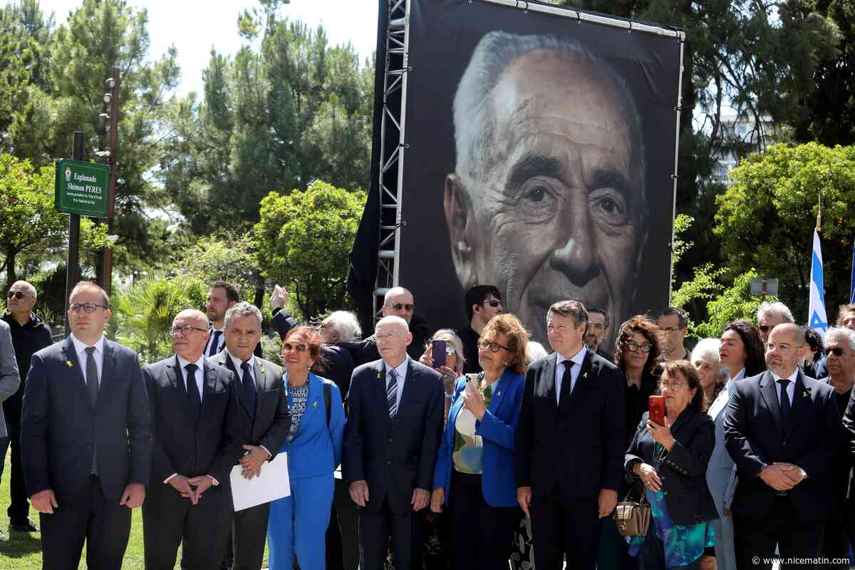 L’ancien président israélien Shimon Peres donne son nom à une esplanade à Nice