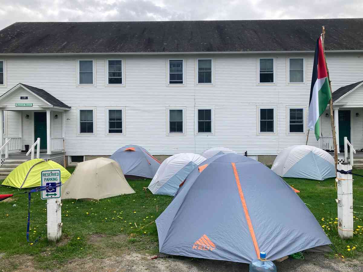 At tiny Sterling College, a pro-Palestine encampment continues protesting