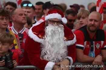 Southampton v West Brom: Saints fan dressed as Father Christmas