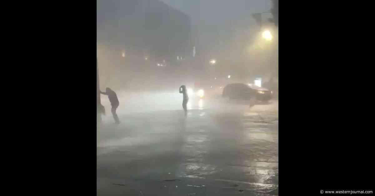 Powerful Storm Shatters Skyscrapers in Downtown Houston, Multiple Deaths Reported