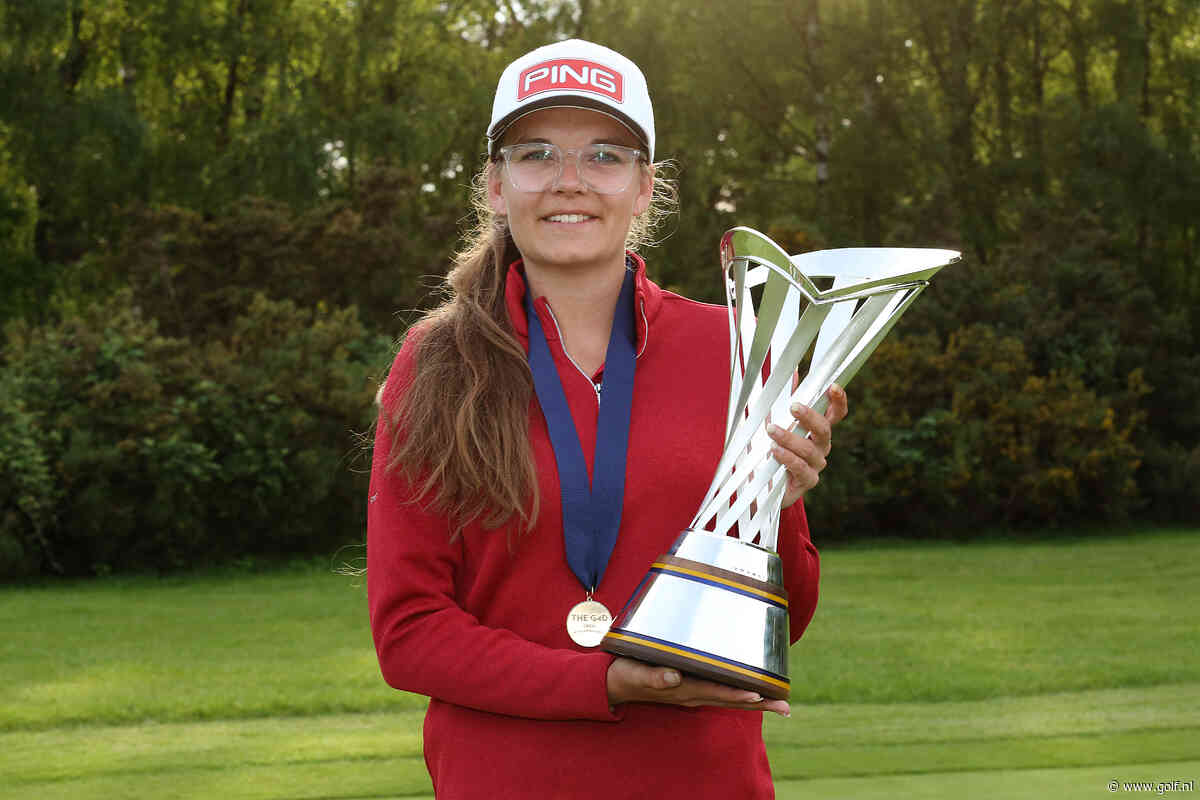 Disabled golfster Daphne van Houten beste vrouw in het G4D Championship: 'Ik kan alleen maar lachen'
