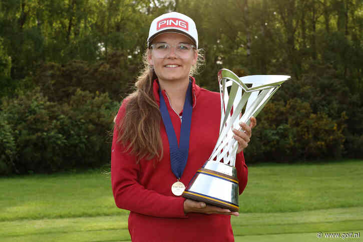 Disabled golfster Daphne van Houten beste vrouw in het G4D Championship: 'Ik kan alleen maar lachen'
