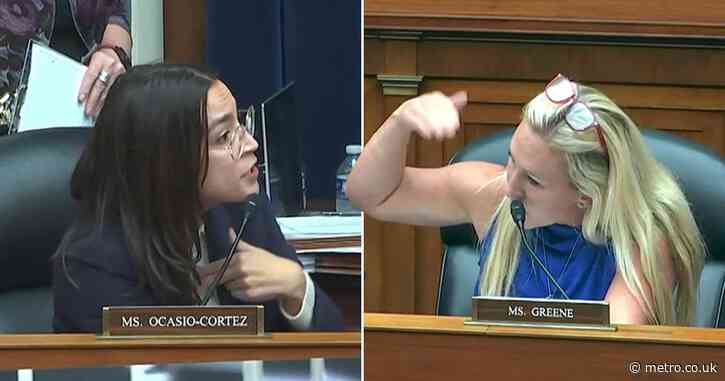 Marjorie Taylor Green and AOC in fiery clash over ‘fake eyelashes’ dig