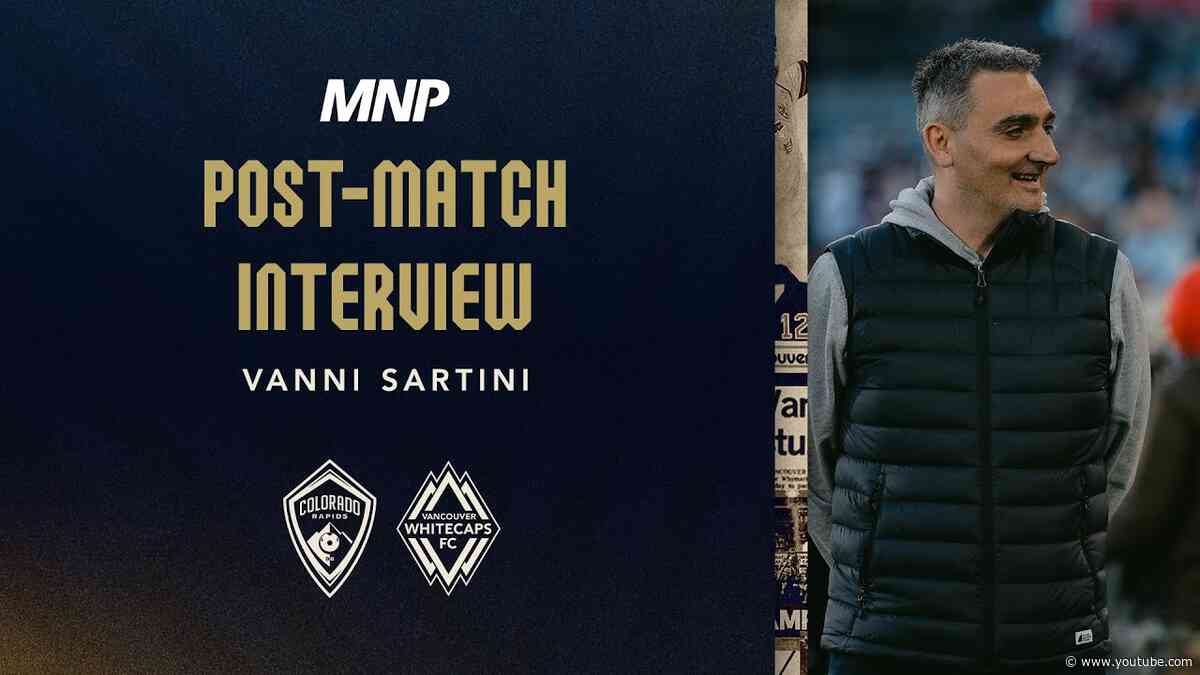 Post-Match Media Availability: Vanni Sartini | May 15, 2024