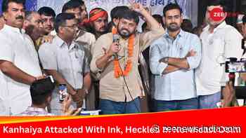 Kanhaiya Kumar Attacked With Ink, Heckled In Northeast Delhi; Congress Leader Says `Manoj Tiwari`s Goons...`