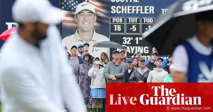 US PGA Championship 2024: Scottie Scheffler hits second-round 66 after arrest – live