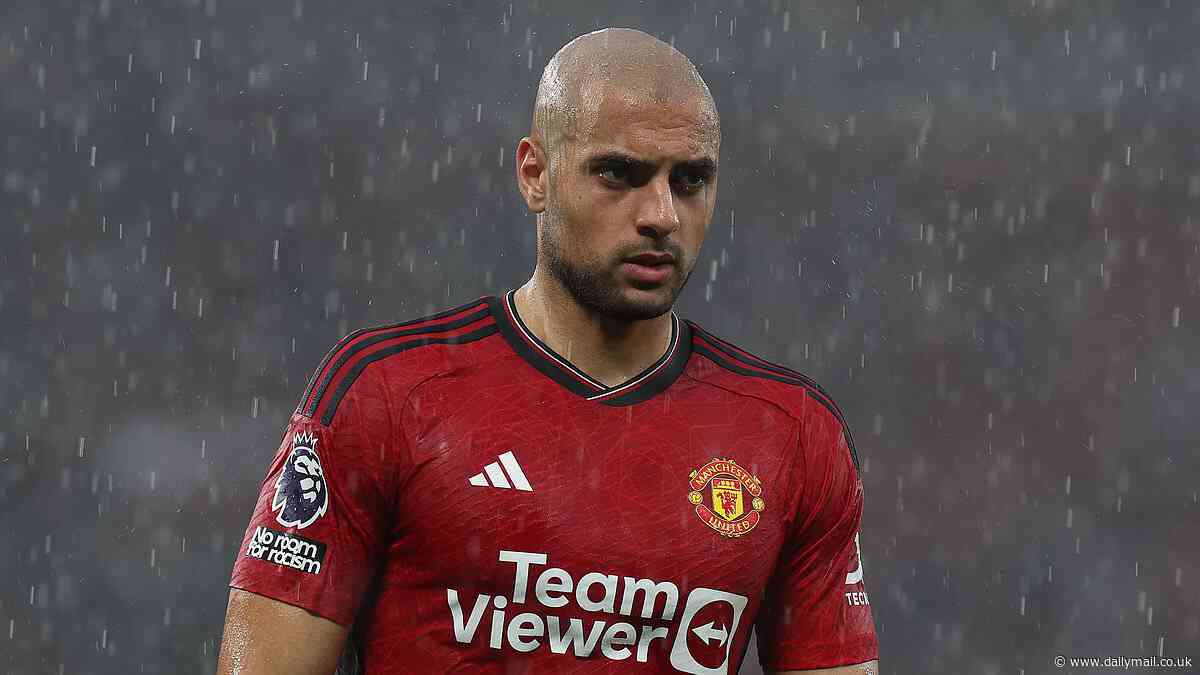 Sofyan Amrabat 'set to STAY in the Premier League next season' even if Man United don't make his loan deal permanent... as 'two sides chase his signature' despite disappointing spell at Old Trafford