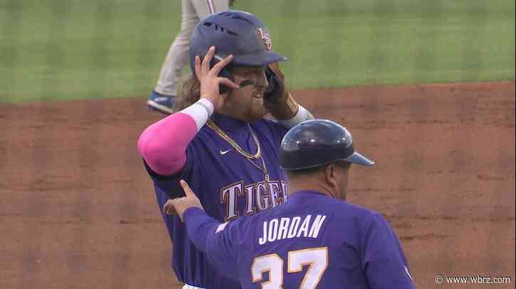 LSU baseball holds on late to beat Ole Miss 4-2, Tigers have chance at sweep Saturday