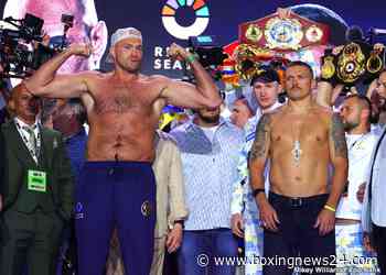 Usyk Accuses Fury of “Bad Behavior” at Weigh-In Ahead of Saturday’s Fight