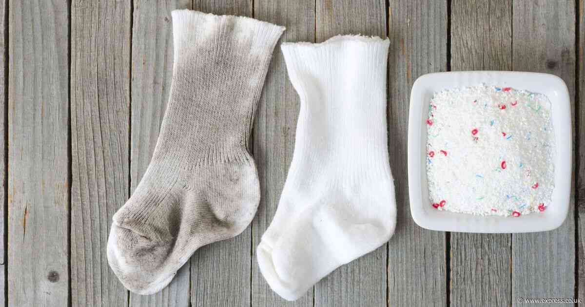 Whiten ‘stubbornly stained’ socks and clothes in 1 wash with ‘better than bleach’ 16p hack