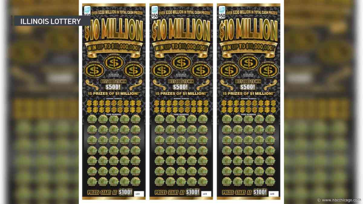Illinois Lottery player wins first $10M grand prize on $50 scratch-off ticket