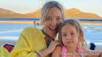 Kate Hudson gushes about her 'magical and empathic' daughter Rani, 5, and says her blended family are all 'connected' - after discussing having three kids by three different men