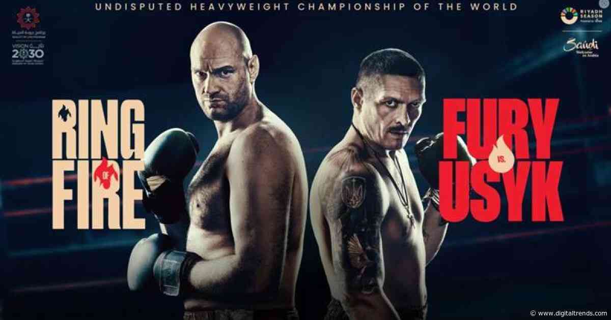 How to watch the Fury vs Usyk live stream: Time, PPV price, and more
