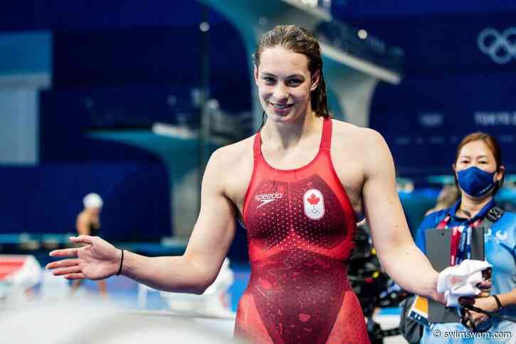 Penny Oleksiak Swims Fastest 100 Free Since June 2022 (53.66), Just 0.05 Off Olympic ‘A’ Cut