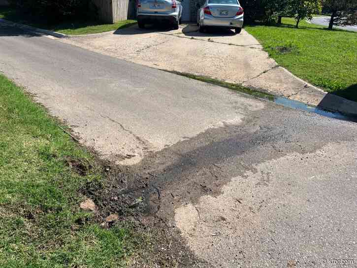 Sewage spills on an OKC homeowner's lawn, she's told she'd have to pay up