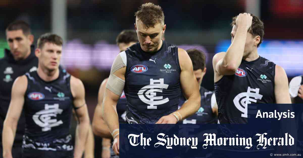 Carlton’s season is on the brink, and the next month could decide it