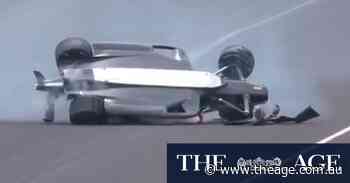 Indianapolis 500 rookie flips in terrifying crash