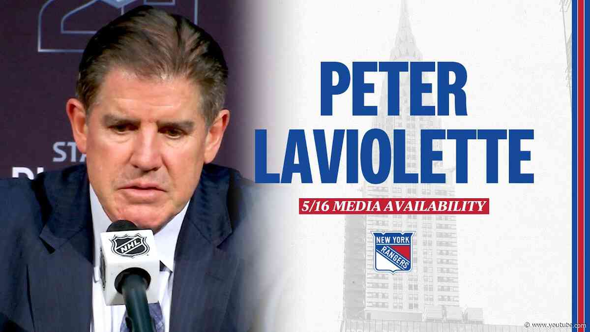NYR at CAR: Peter Laviolette Postgame Media Availability | May 16, 2024