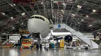 Boeing 777 passenger jet refurbished into NASA's new airborne science lab