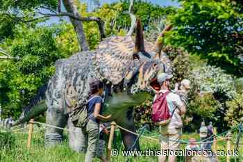 Danson Park Dinosaurs in the Park opening day