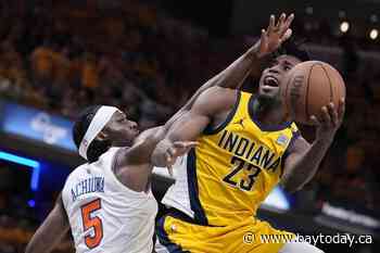 Siakam helps Pacers beat Knicks 116-103 in Game 6 to send NBA Eastern Conference semifinals to the limit