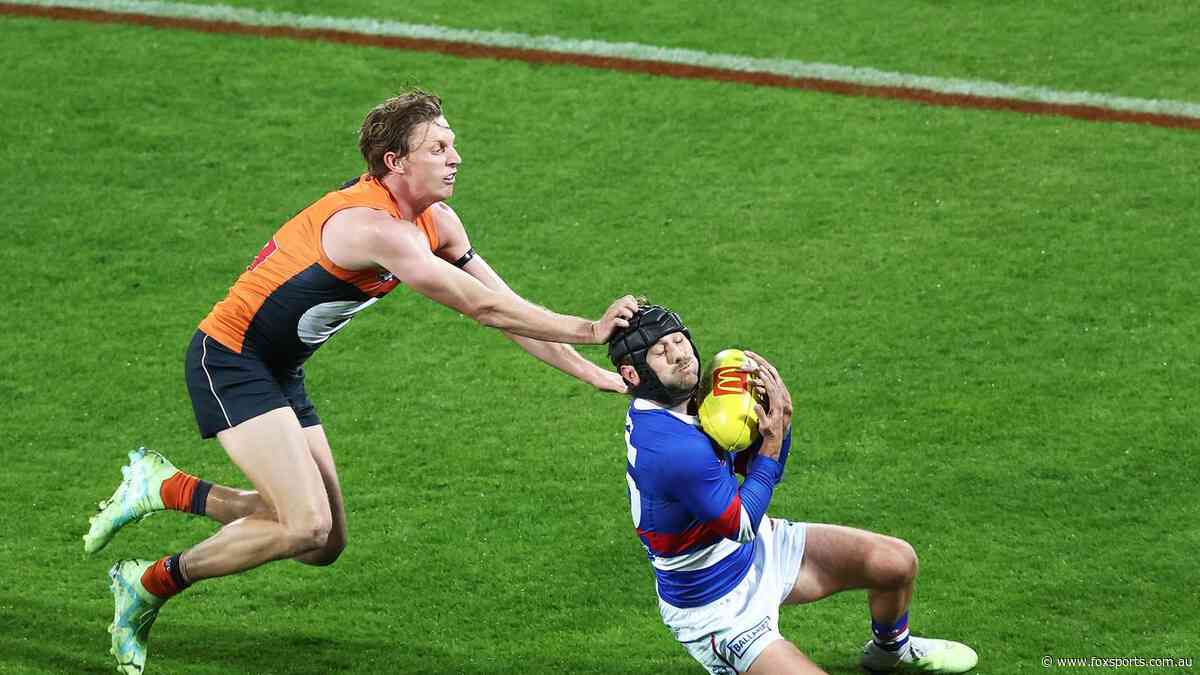AFL LIVE: Dogs, Giants renew bitter rivalry in crucial showdown with finals ramifications