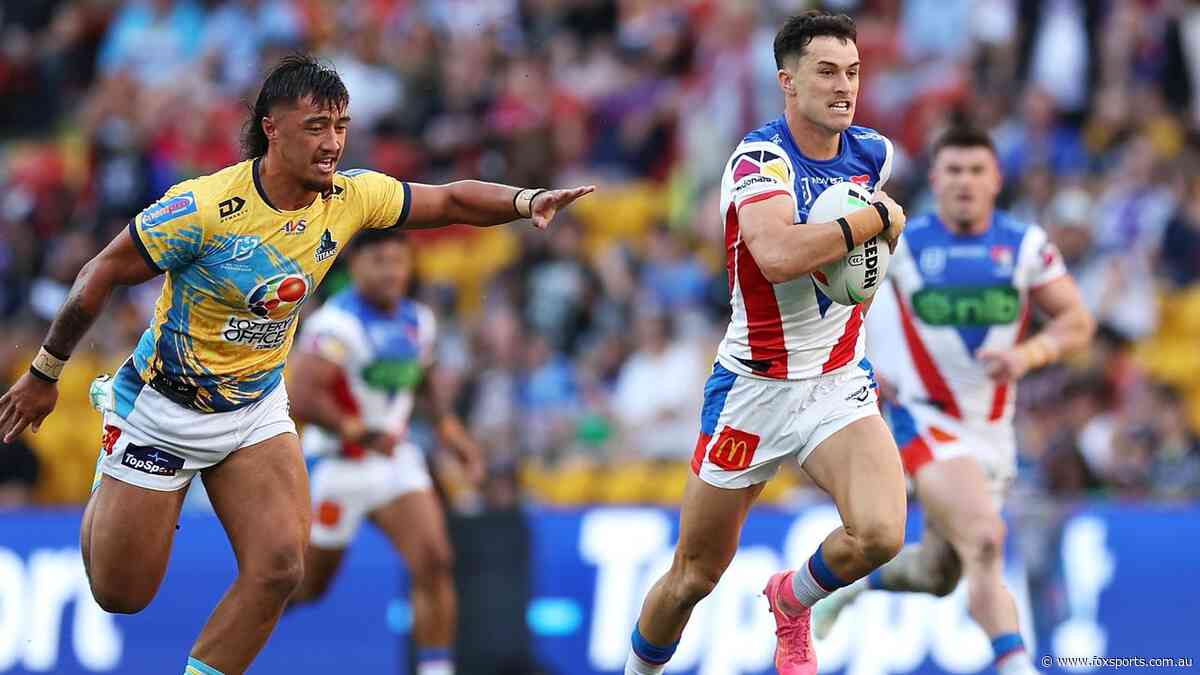 LIVE NRL: Titans gift penalty try as Knights roar back to take lead in 10-try epic