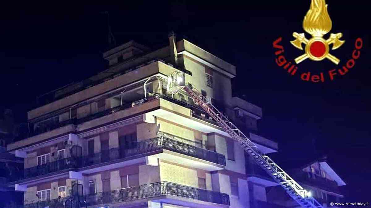 Incendio a Villa Spada: in fiamme un appartamento con 7 persone all'interno