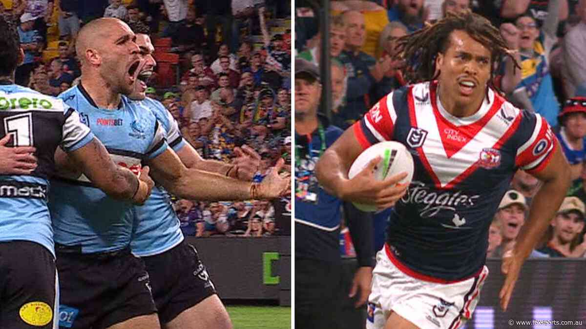 LIVE NRL: Sharks fire after Sualii goes from hero to zero with brilliant assist ... then sin bin