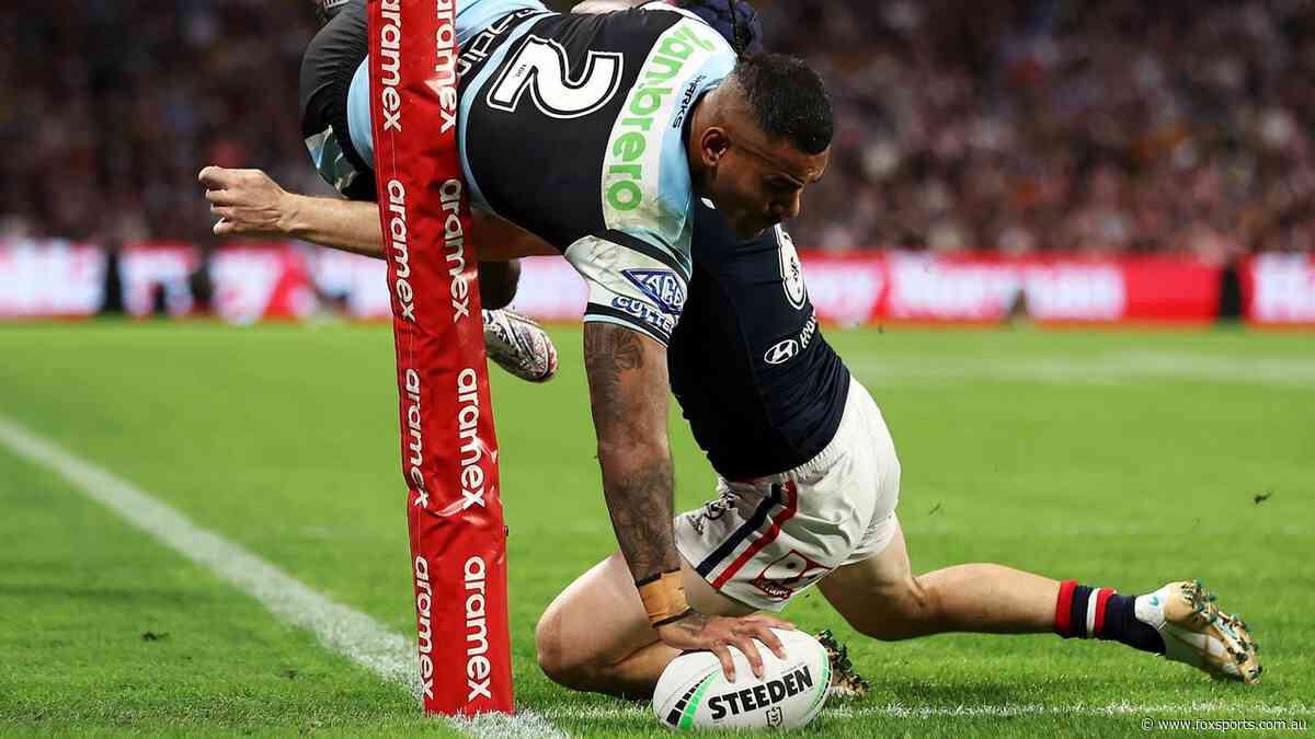 LIVE NRL: Chooks blast Sharks in stunning first half try-fest as blockbuster lives up to the hype