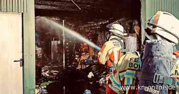Feuer in Grevenkrug: Oldtimer in einer Garage verbrannt