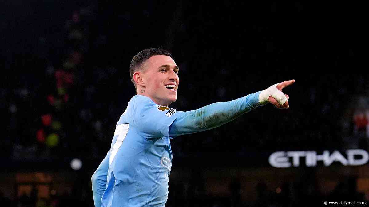 Phil Foden is crowned the Premier League's Player of the Year after leading title push... as a Man City star scoops the award for a fifth straight season