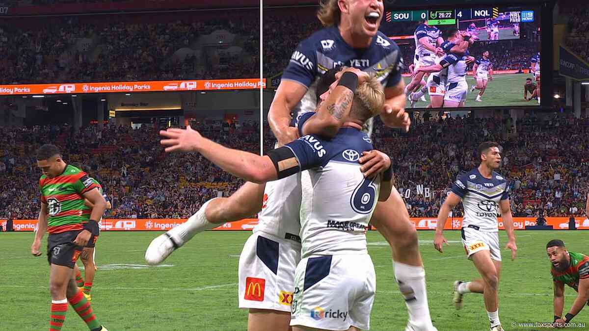 LIVE NRL: Holmes’ magic flick for Dearden as Cowboys dominate sloppy Souths