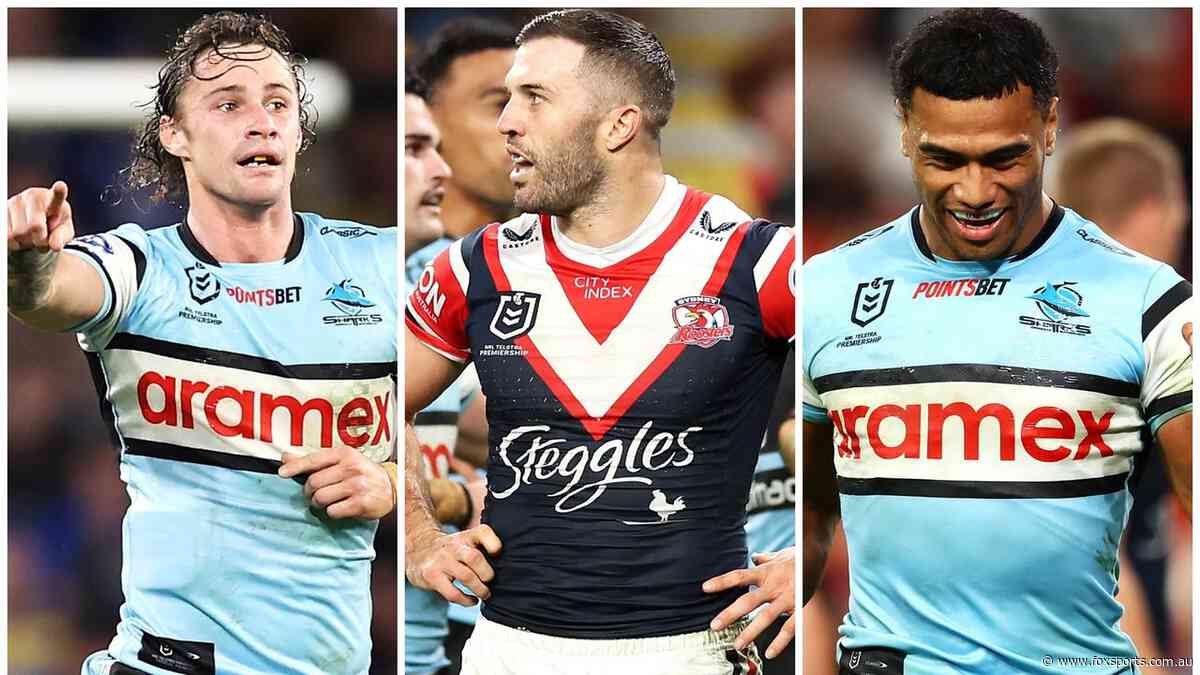 Hynes sends Origin statement as Sharks outduel Chooks in wild try-fest: What we learned