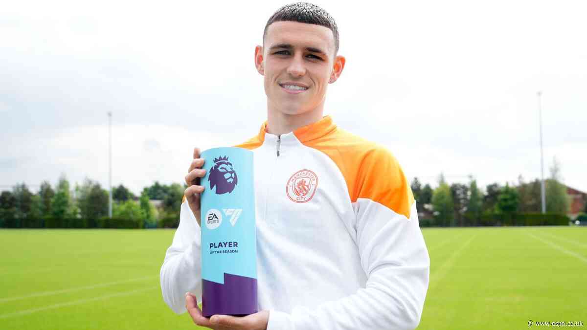 Man City's Foden named PL Player of the Season