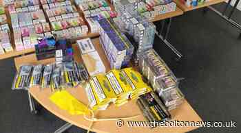Bolton Council seizes 100s of illegal vapes and cigarettes