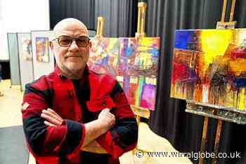 Artist Aram Manukyan's masterclass at Wirral Met college