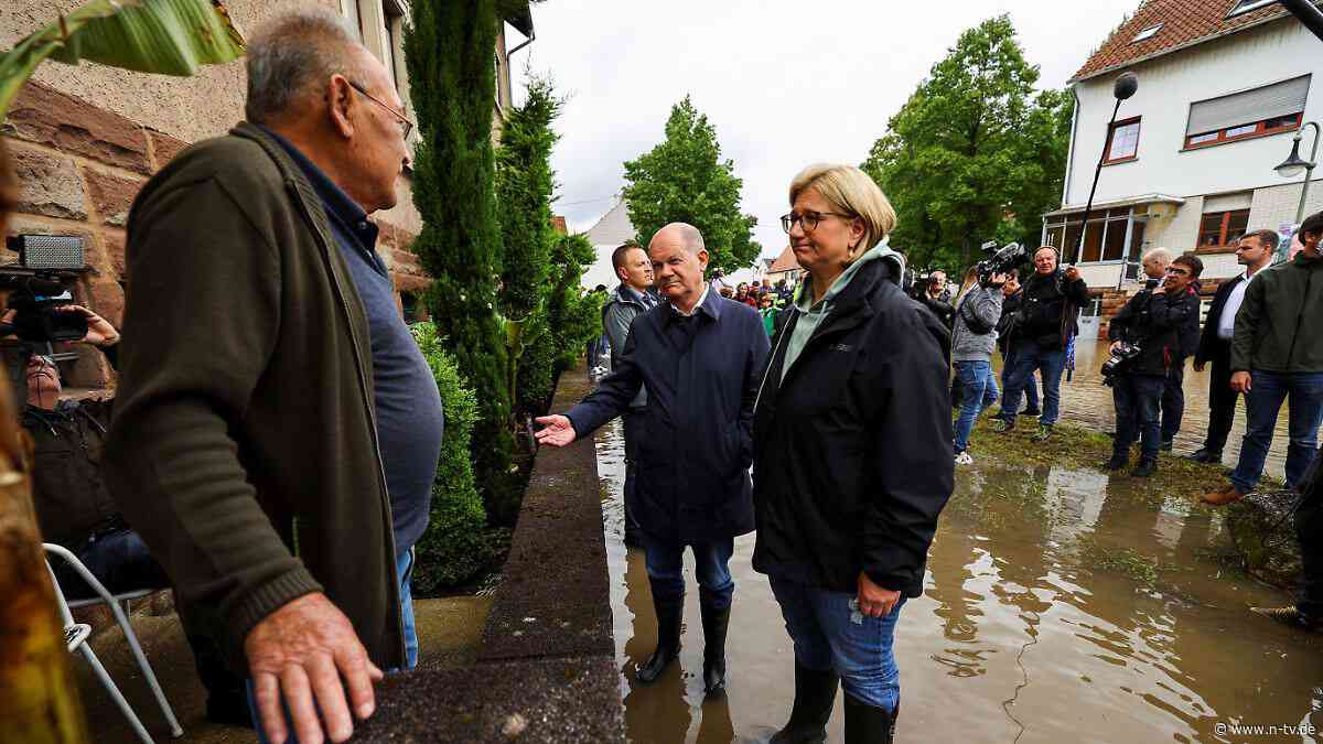 Hochwasser im Saarland: Scholz: Haben große Naturkatastrophe zu bewältigen