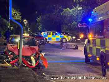 Police called to car crash in Christchurch Road, Bournemouth