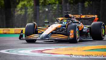 Piastri, Norris in McLaren one-two at Imola