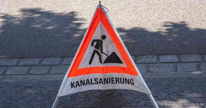 Kanalsanierungsarbeiten im Teufelsgraben in Bamberg