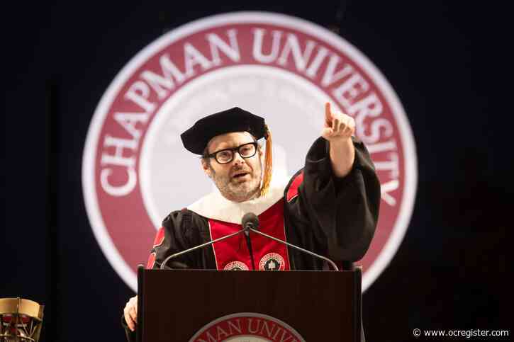 Thousands celebrate Chapman University commencement with keynote speaker, comedian Bill Hader