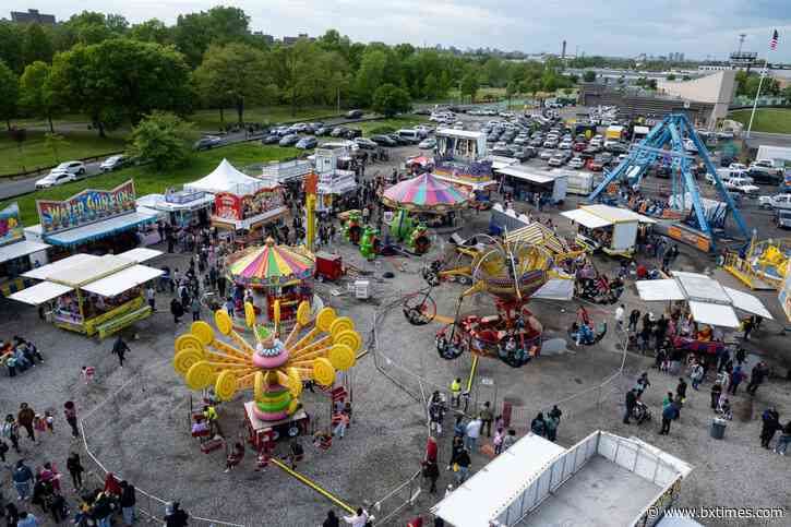 Week in Rewind: Bronx cops save man who fell into train tracks, NFL stars head to annual youth football camp, county fair returns to Throggs Neck and more