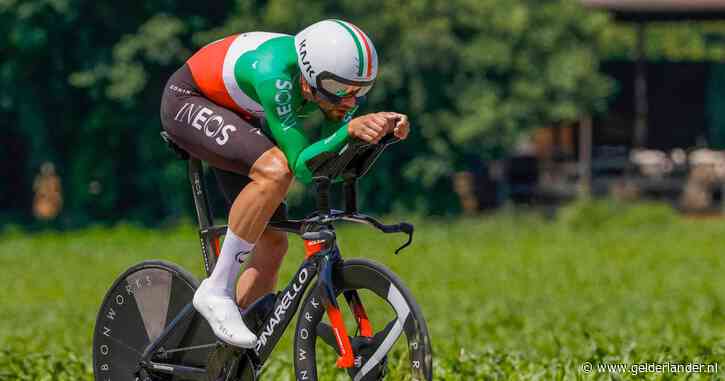 LIVE Giro d’Italia | Arensman goed onderweg in tijdrit, maar Ganna nog op eenzame hoogte