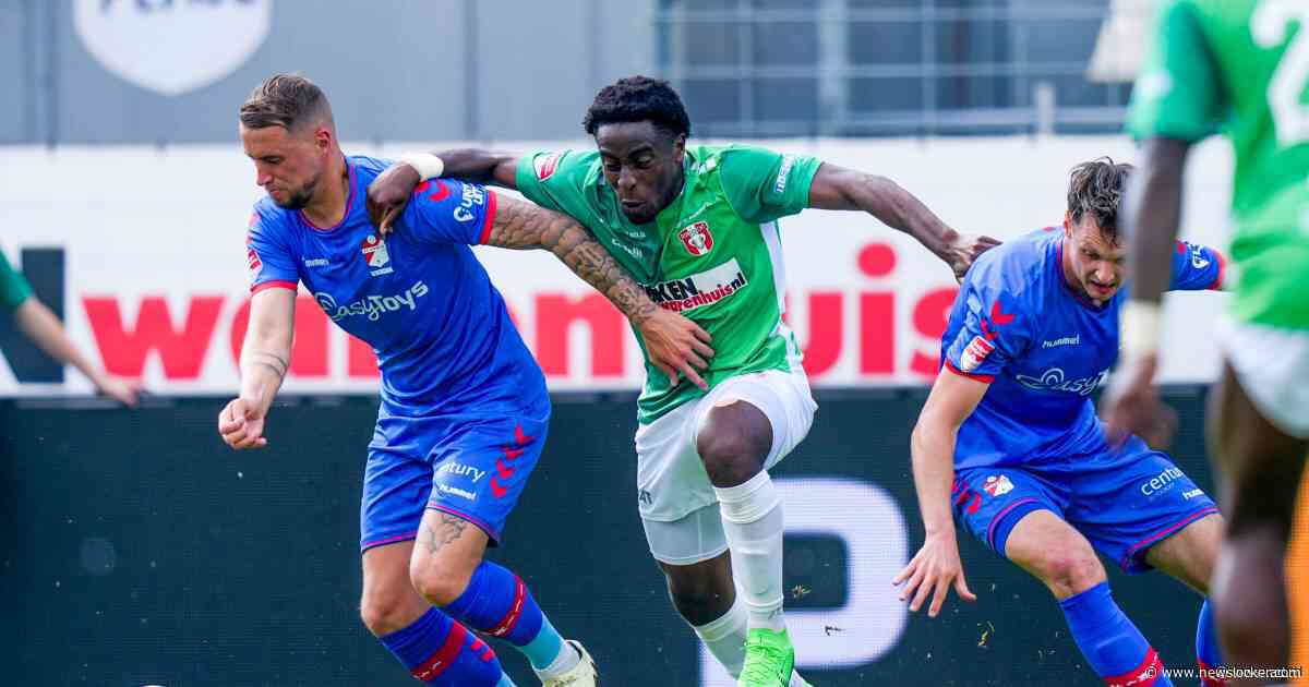 LIVE play-offs promotie/degradatie | FC Dordrecht en FC Emmen beginnen afwachtend aan cruciaal duel
