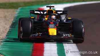 Verstappen pips McLarens to pole at Imola