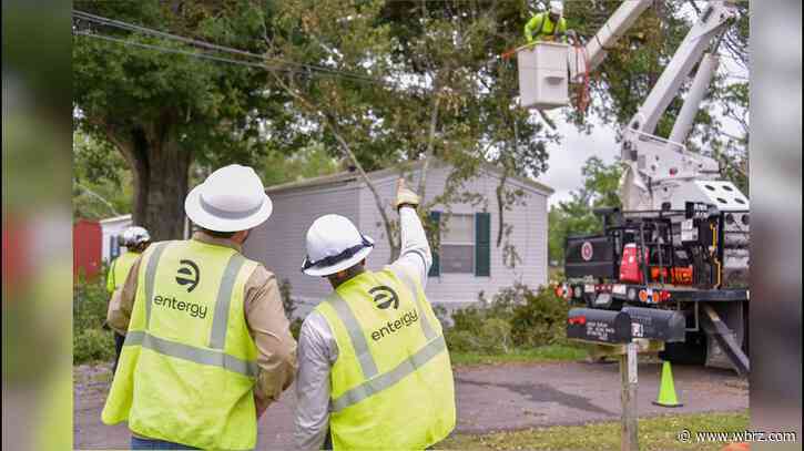 Entergy provides update on outages, says most customers should have restored power by Sunday night