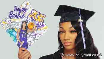 Angel Reese celebrates graduating from LSU 'in four years on time' as the Chicago Sky rookie dunks on haters