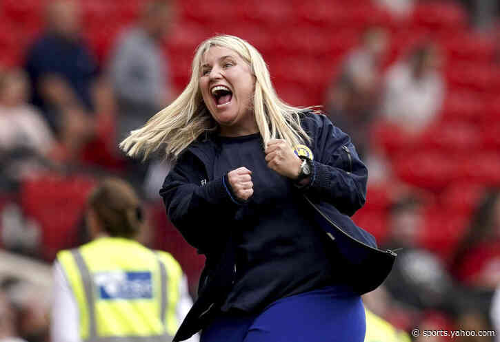 Chelsea women rout United to win 5th straight title as manager Emma Hayes exits for US