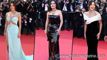 Eva Longoria and Salma Hayek captivate on the red carpet on
day 5 of Cannes Film Festival - see photos